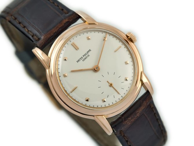 Patek Philippe Calatrava Ref.2500 18ct Pink Gold 1954 (2)