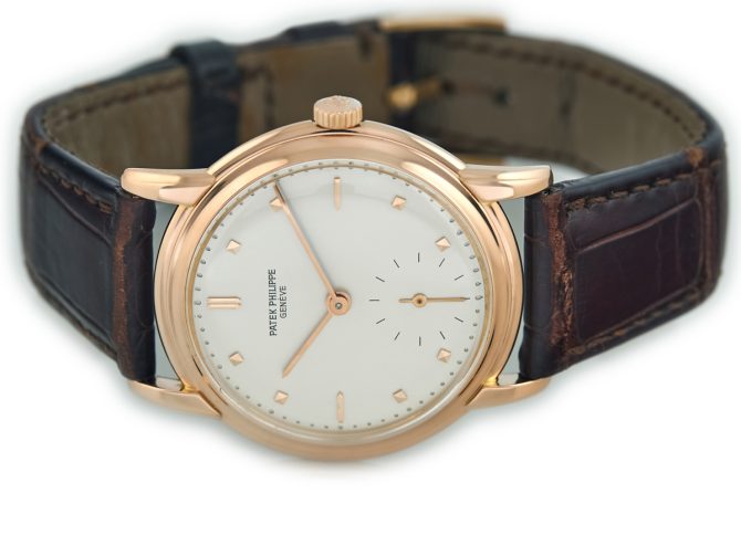 Patek Philippe Calatrava Ref.2500 18ct Pink Gold 1954 (7)