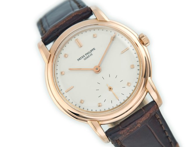 Patek Philippe Calatrava Ref.2500 18ct Pink Gold 1954 (1)