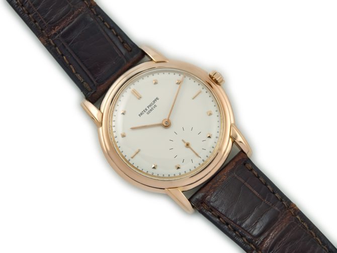 Patek Philippe Calatrava Ref.2500 18ct Pink Gold 1954 (8)