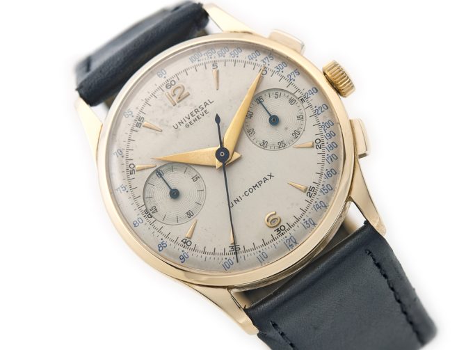 Universal Geneve Uni-Compax Cal.285 18ct 1952 (1)