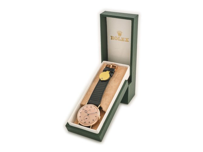 Rolex Precision Model Ref.4138 18ct Pink Gold c1935 (13)