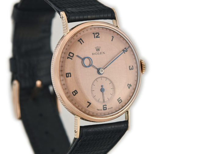 Rolex Precision Model Ref.4138 18ct Pink Gold c1935 (3)