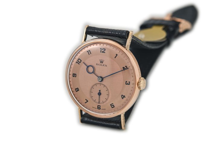 Rolex Precision Model Ref.4138 18ct Pink Gold c1935 (6)