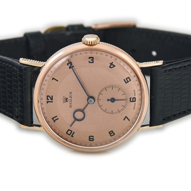 Rolex Precision Model Ref.4138 18ct Pink Gold c1935 (14)
