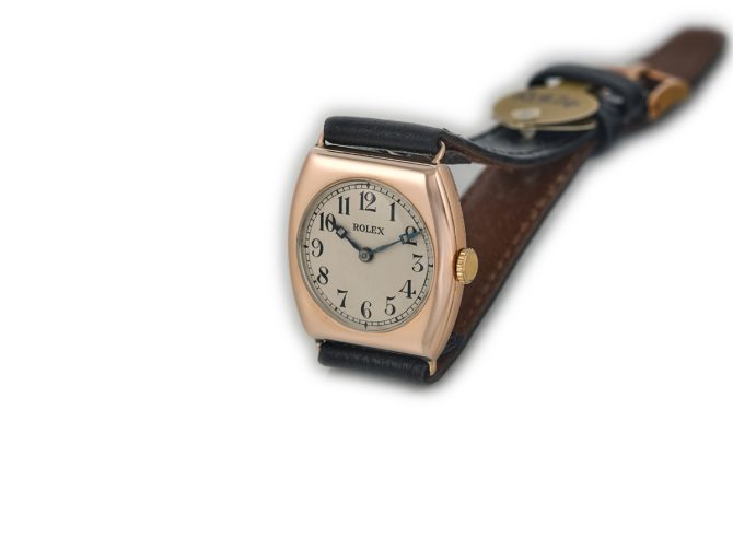 Rolex Cushion Cal.11 9ct Pink Gold 1922 (6)