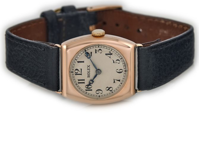 Rolex Cushion Cal.11 9ct Pink Gold 1922 (7)