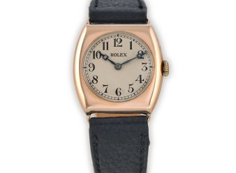 Rolex Cushion Cal.11 9ct Pink Gold 1922