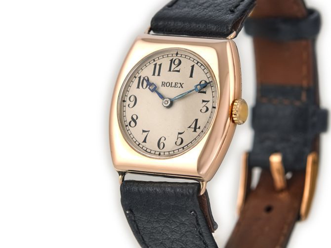 Rolex Cushion Cal.11 9ct Pink Gold 1922 (5)