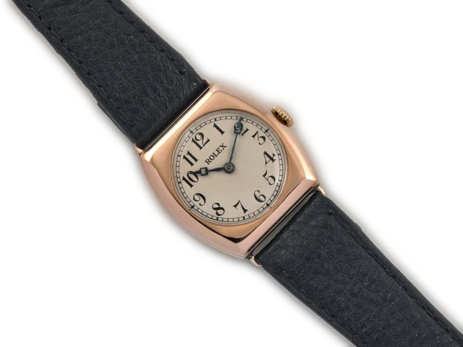 Rolex Cushion Cal.11 9ct Pink Gold 1922 (8)