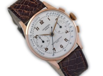 UG1886 Universal Geneve Medico Compax 1950 18ct 18k Pink Gold 9 1200×900