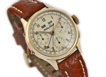 MT1888 Mathey Tissot Chronograph 14ct 14k c1947 1 1200×900