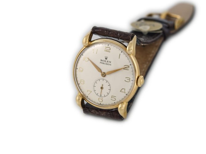 Rolex Precision Ref.4332 18ct c1945 (6)