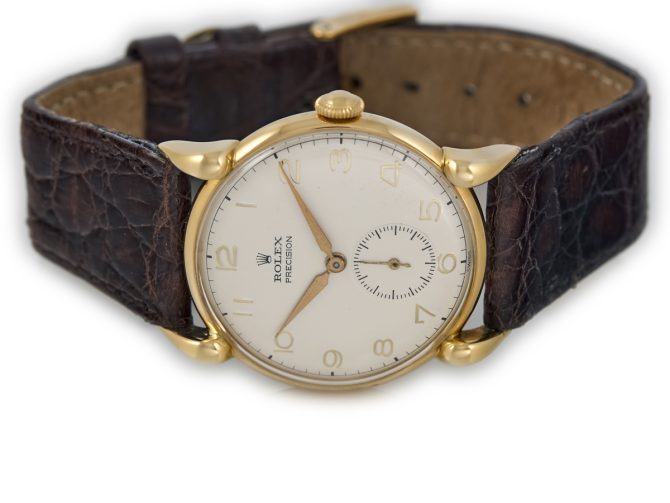 Rolex Precision Ref.4332 18ct c1945 (7)