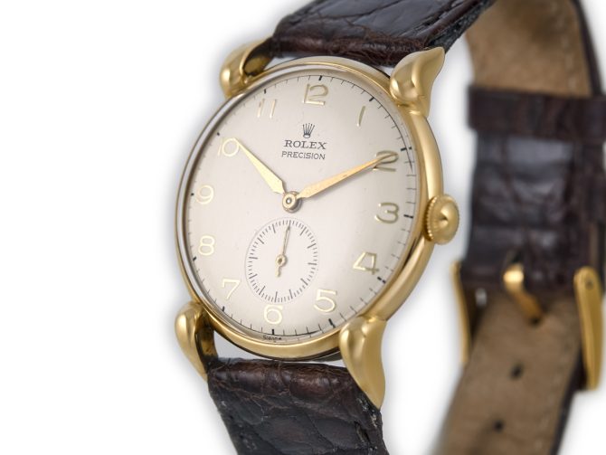 Rolex Precision Ref.4332 18ct c1945 (5)