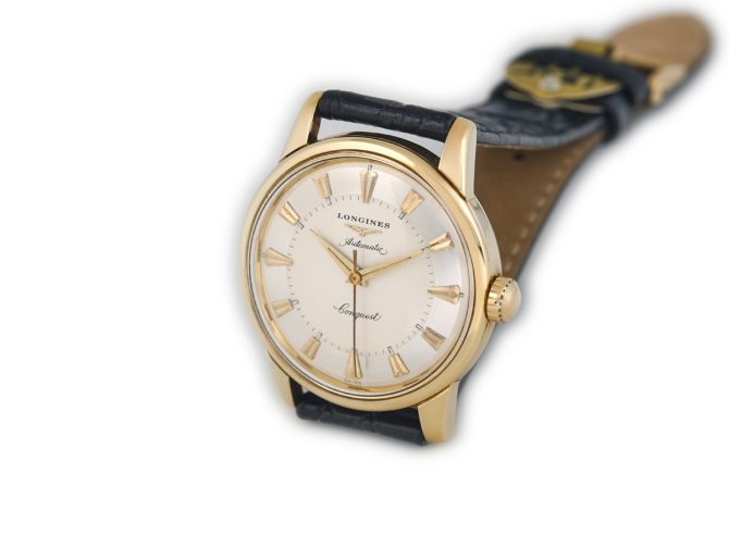 Longines Conquest Cal.19AS 18ct 1955 (6)