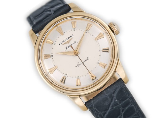 Longines Conquest Cal.19AS 18ct 1955 (1)