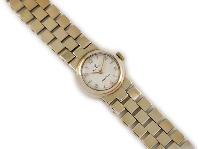 Ladies Rolex Precision Cal.250 9ct c1954 (8)