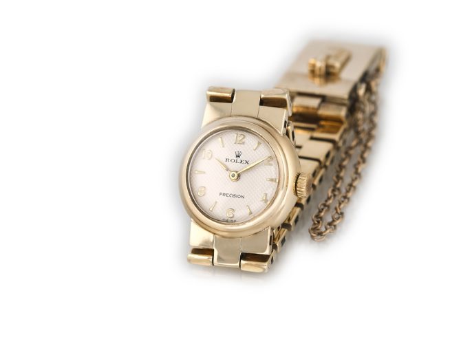 Ladies Rolex Precision Cal.250 9ct c1954 (6)