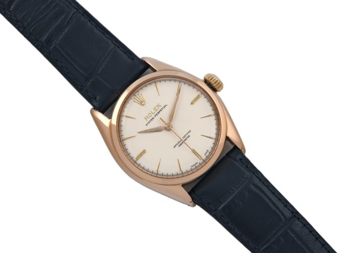 Rolex Oyster Perpetual Cal.A260 18ct Pink Gold 1952 (8)