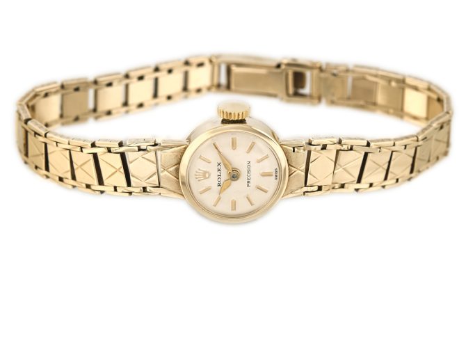 Ladies Rolex Precision Cal.1401 9ct 1965 (7)