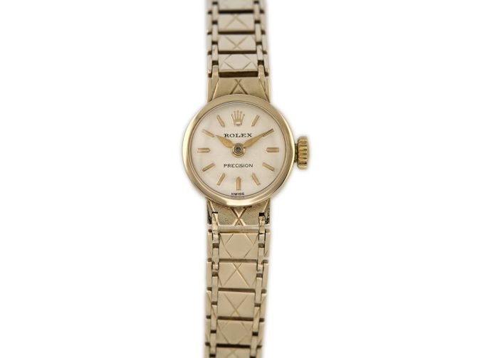 Ladies Rolex Precision Cal.1401 9ct 1965 (4)