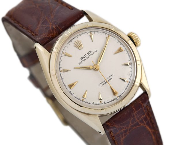 Rolex Oyster Perpetual Bubbleback Automatic 10ct 1951 (2)