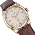 Rolex Oyster Perpetual Bubbleback Automatic 10ct 1951 mobile navigation (1)