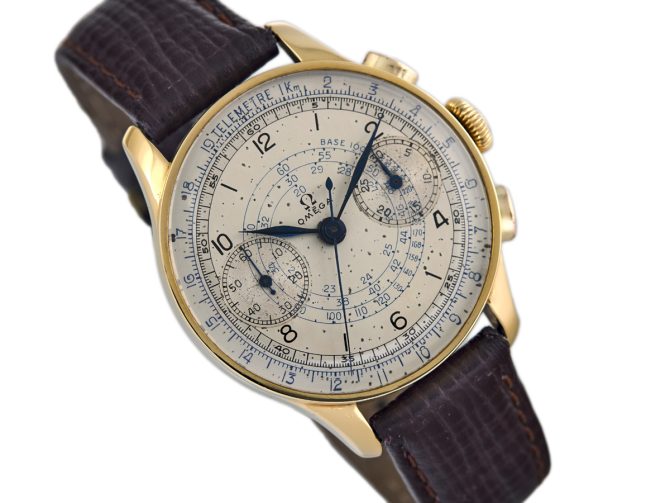 Omega Chronograph Cal.33.3 18ct 1940 (2)