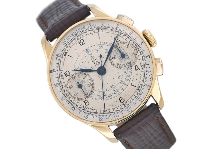 Omega Chronograph Cal.33.3 18ct 1940 (1)