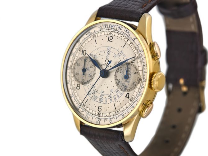 Omega Chronograph Cal.33.3 18ct 1940 (5)