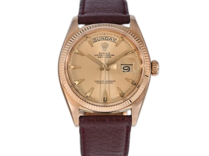 Rolex Oyster Perpetual Day-Date 18ct Pink Gold 1961 (4)