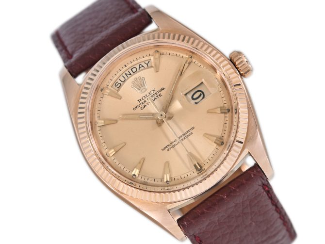 Rolex Oyster Perpetual Day-Date 18ct Pink Gold 1961 (1)