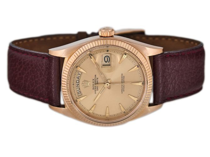 Rolex Oyster Perpetual Day-Date 18ct Pink Gold 1961 (7)