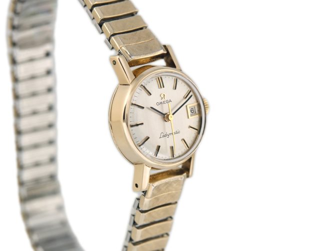 Ladies Omega Ladymatic Date Cal.681 9ct 1965 (3)