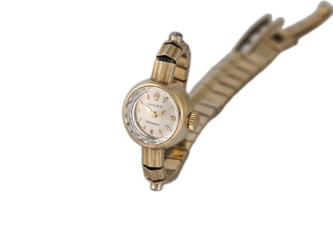 Ladies Rolex Precision Cal.1401 9ct 1963 (6)