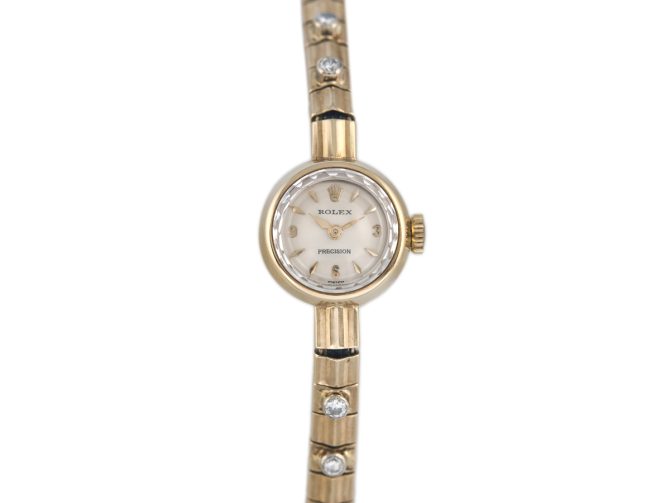 Ladies Rolex Precision Cal.1401 9ct 1963 (4)