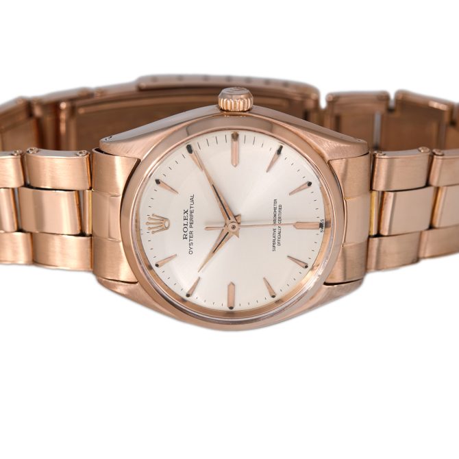 Rolex Oyster Perpetual Ref.1002 18ct Pink Gold 1952 (14)