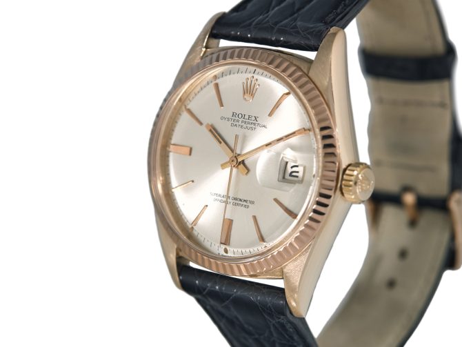 Rolex Oyster Perpetual Datejust Ref.1601 18ct Pink Gold 1972 (5)