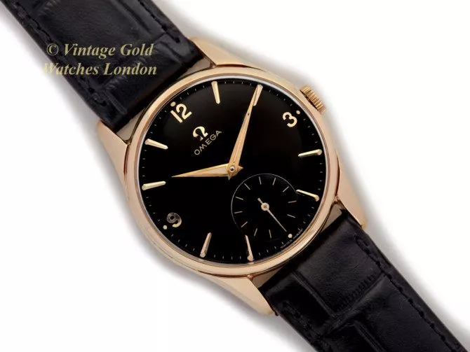 Omega Cal.268 9ct Black Dial, 1960 (15)