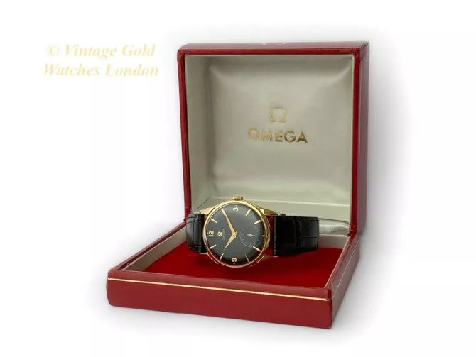 Omega Cal.268 9ct Black Dial, 1960 (25)