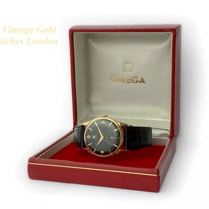 Omega Cal.268 9ct Black Dial, 1960 (25) (navigation)