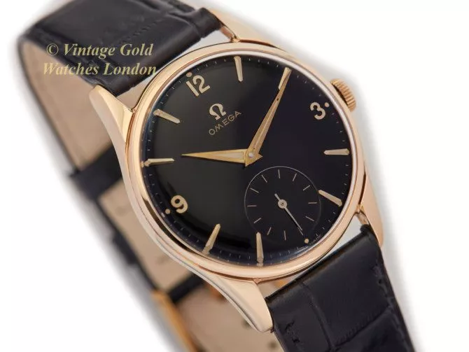 Omega Cal.268 9ct Black Dial, 1960 (3)