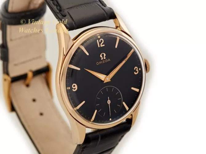 Omega Cal.268 9ct Black Dial, 1960 (5)