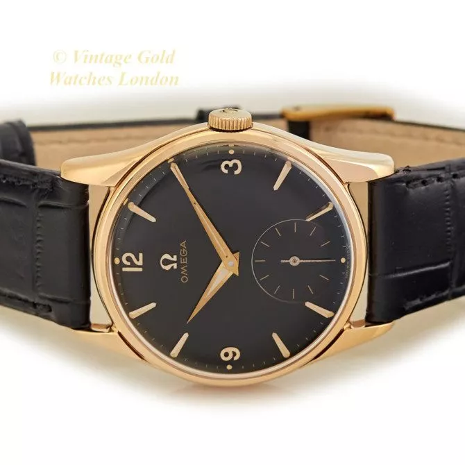 Omega Cal.268 9ct Black Dial, 1960 (29)