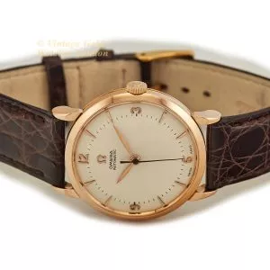 Omega Cal.351 Automatic 1950 18ct Pink Gold, Two-Tone Dial (14) (navigation)