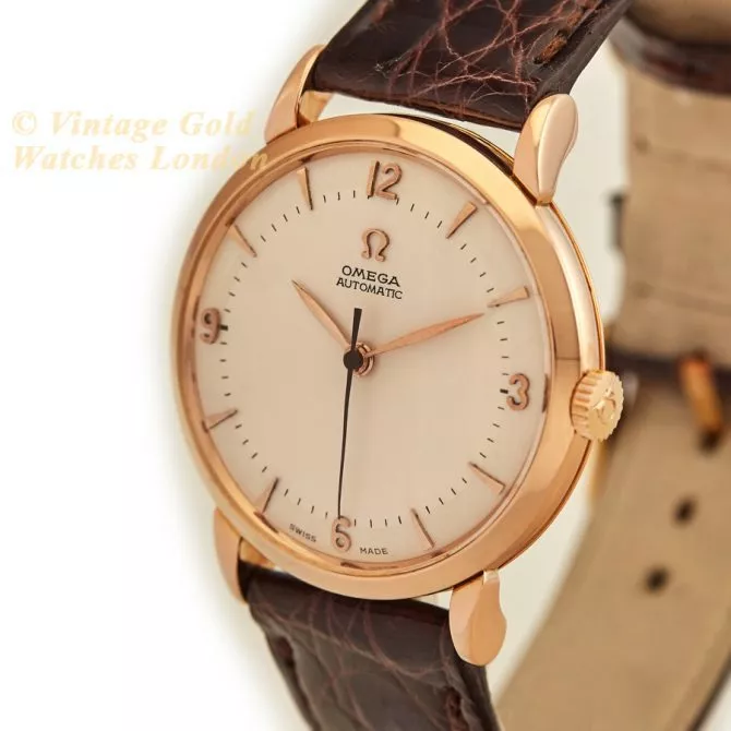 Omega Cal.351 Automatic 1950 18ct Pink Gold, Two-Tone Dial (5) (navigation)