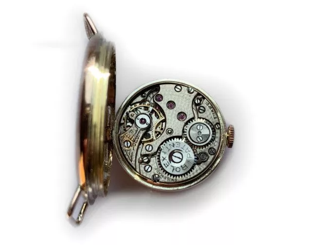 Rolex Officers Watch 9ct Pink Gold, Submarine Hermetic 1924 (14)
