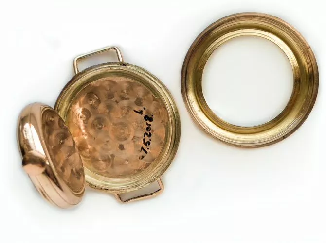 Rolex Officers Watch 9ct Pink Gold, Submarine Hermetic 1924 (17)