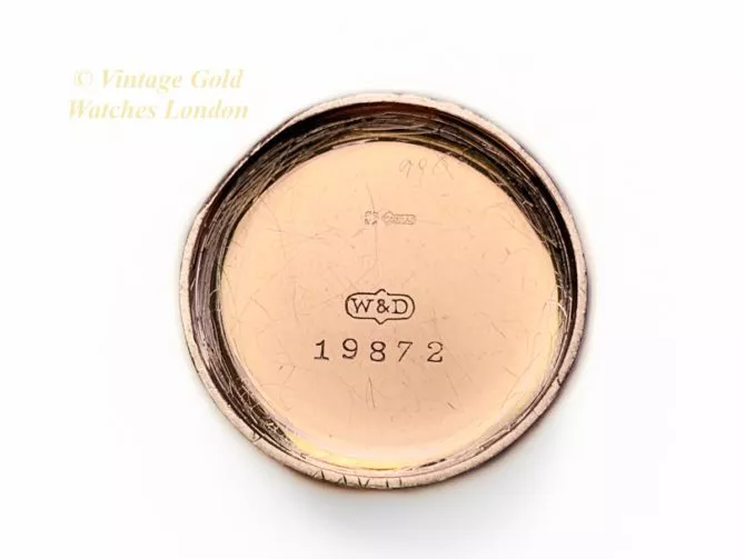 Rolex Officers Watch 9ct Pink Gold, Submarine Hermetic 1924 (45)